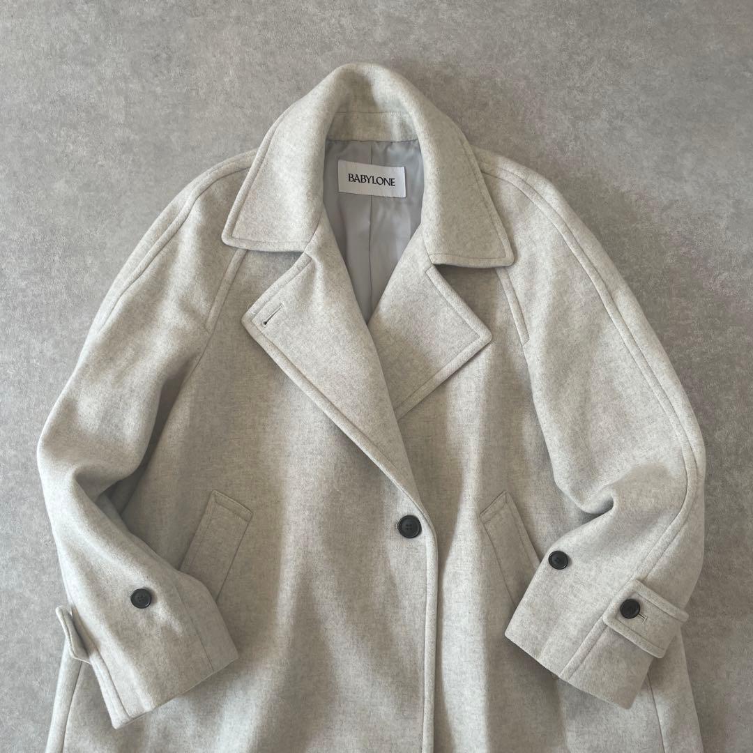 美品【定価5.7万】BABYLONE バビロン ステンミドルコート