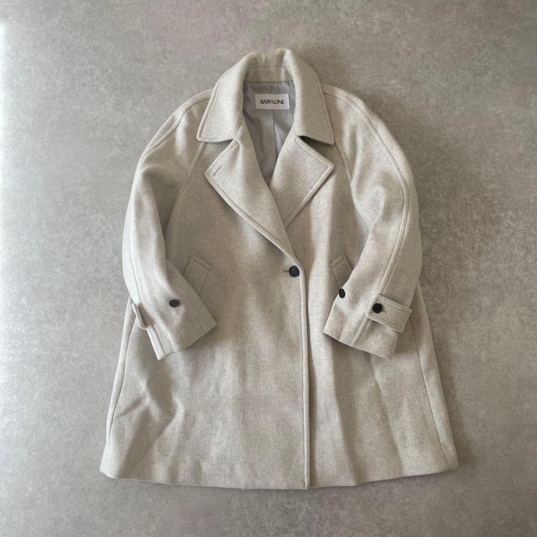 美品【定価5.7万】BABYLONE バビロン ステンミドルコート