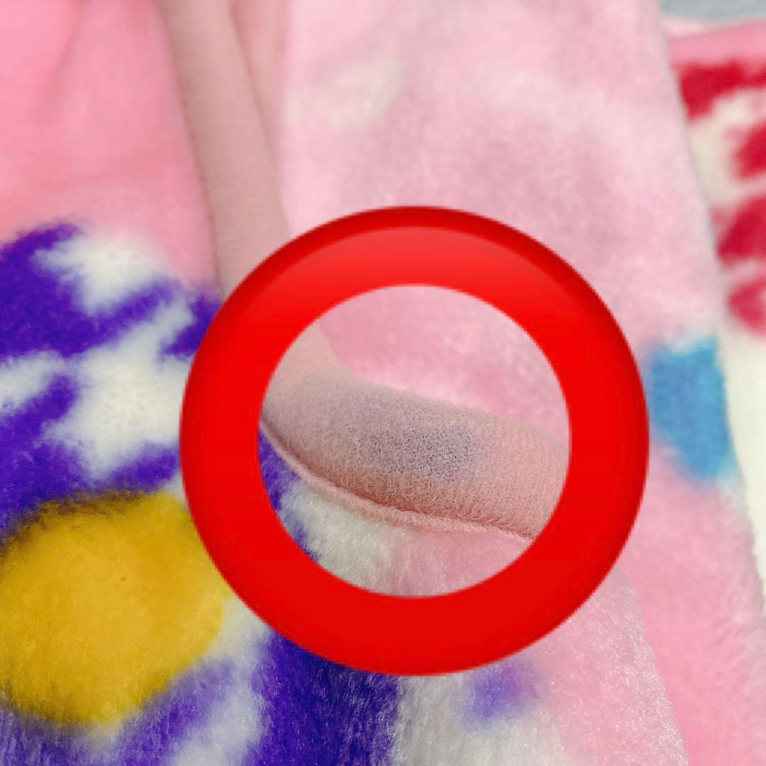 【レア】サンリオ☆ハローキティ☆平成☆レトロ☆着る毛布☆ベスト☆カオハナ☆ピンク