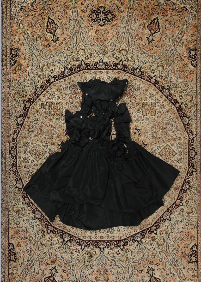 ワンピース HOUGA vivi frill dress (black)