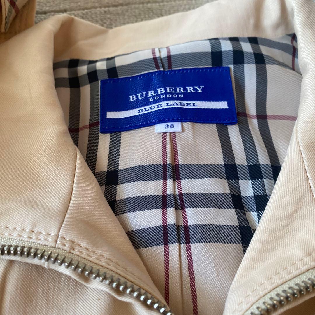 BURBERRY BLUE LABELノバチェック　ベージュジャケット38