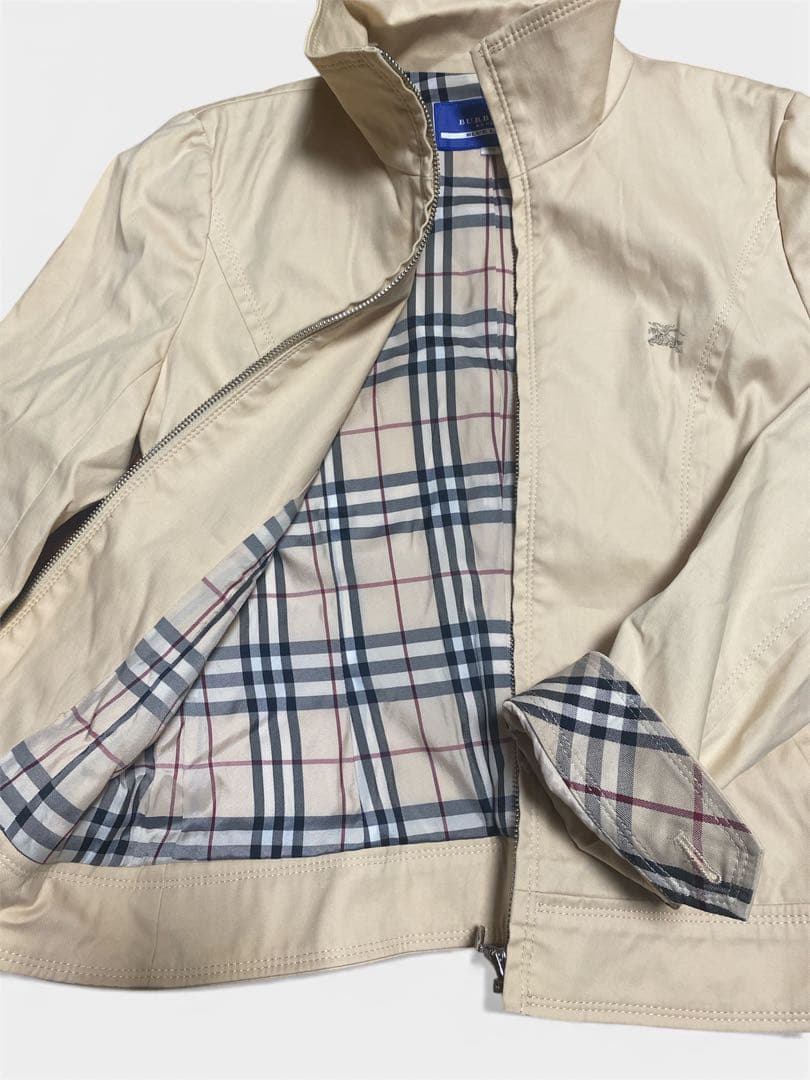 BURBERRY BLUE LABELノバチェック　ベージュジャケット38