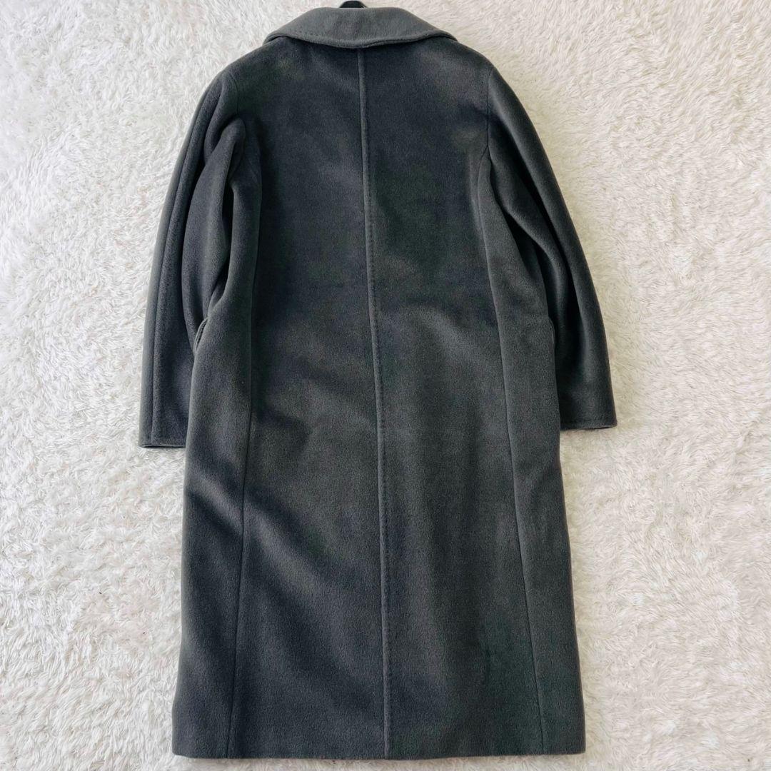 マックスマーラ チェスターコート カシミヤ 白タグ ロング グレー イタリア M