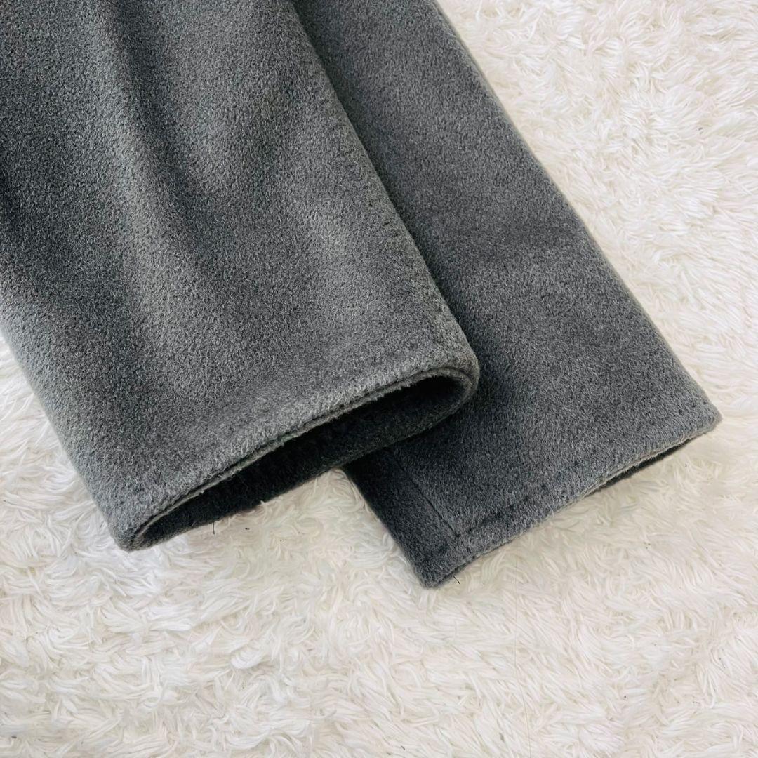 マックスマーラ チェスターコート カシミヤ 白タグ ロング グレー イタリア M