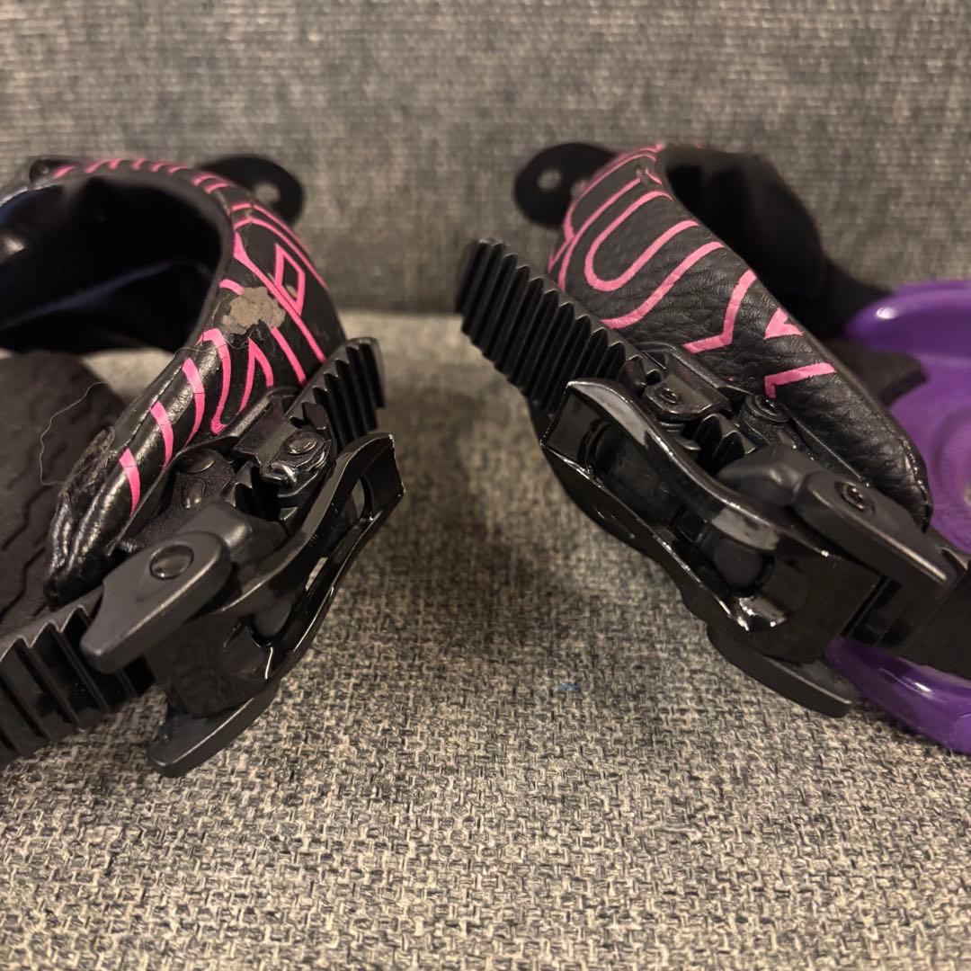 FLUX レディース ビンディング Sサイズ パープル スノーボード 美品