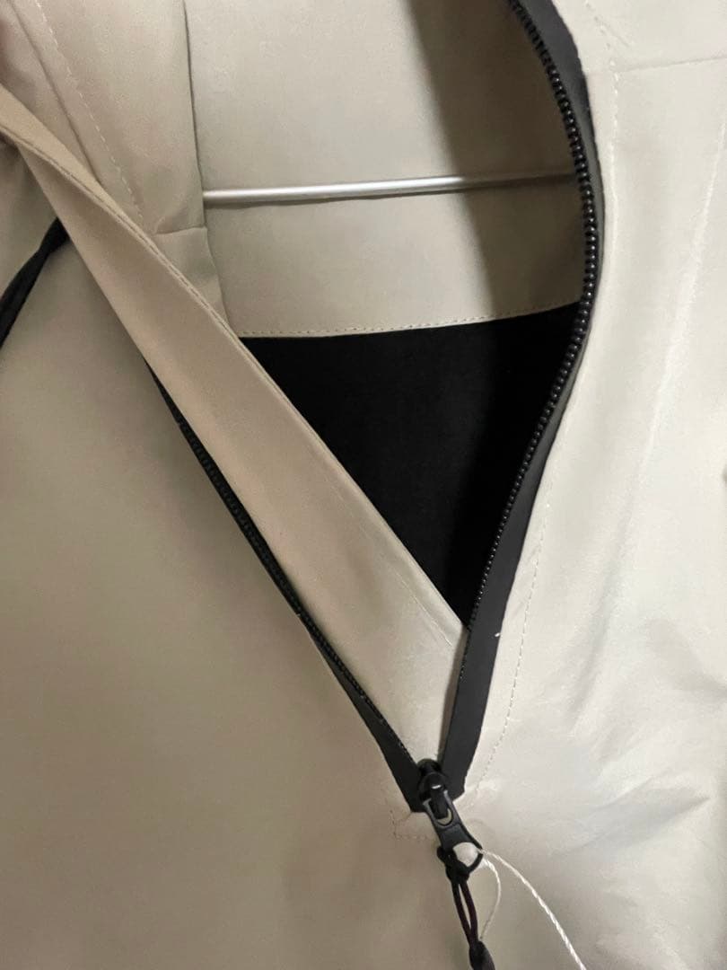 スキー スノーボード スノボ ウェア ホワイトベージュ 上下セット 男女兼用 M