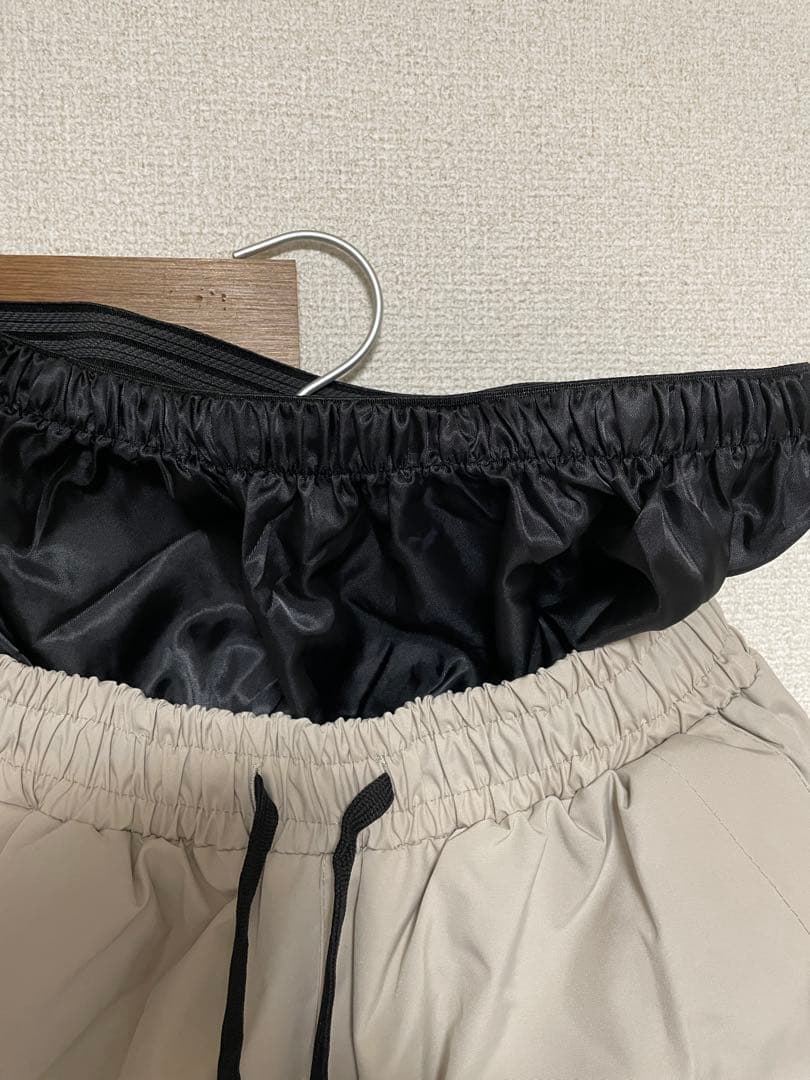 スキー スノーボード スノボ ウェア ホワイトベージュ 上下セット 男女兼用 M