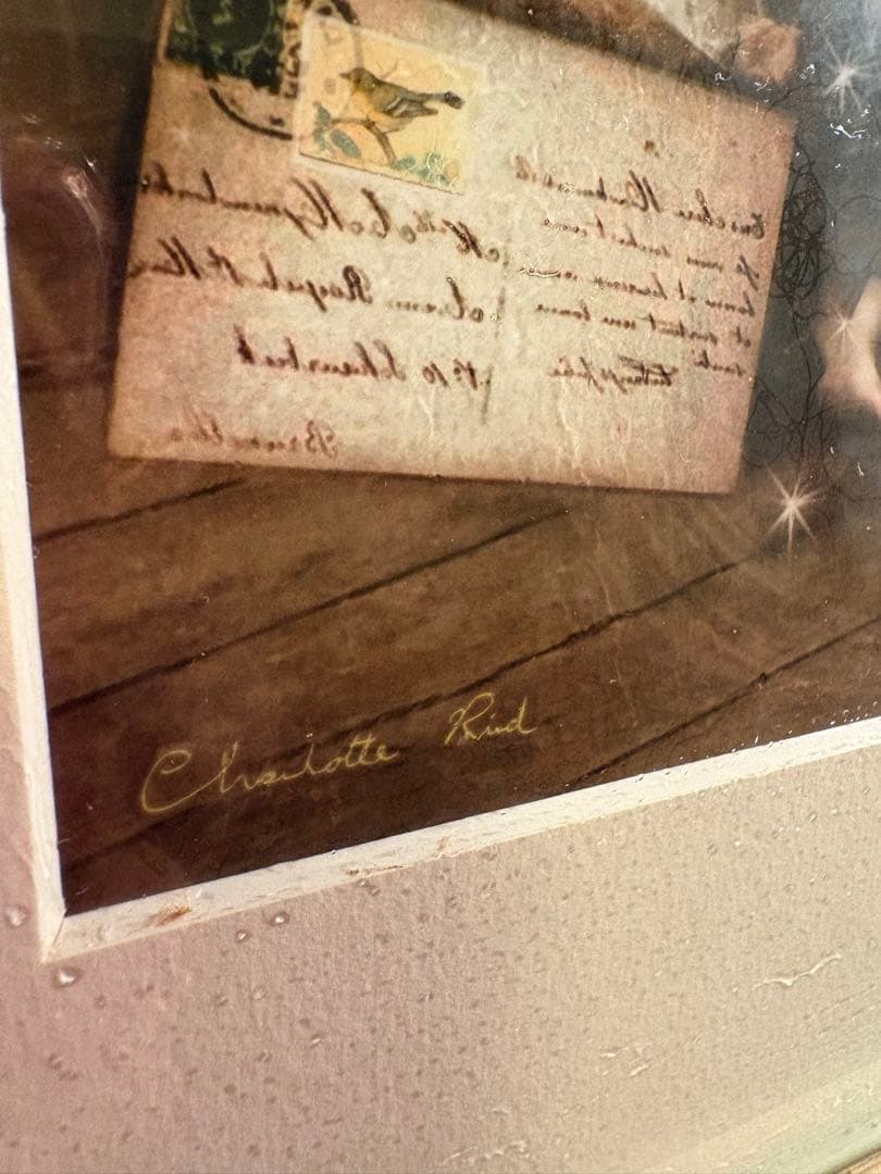 絵画　テディベア　メルヘン画　子ども部屋