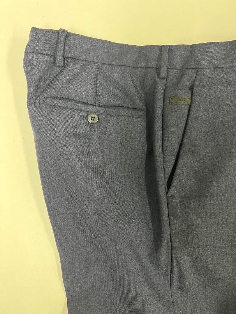 よ*)様 prada 48 クリーニング済み スラックス パンツ イタリア製