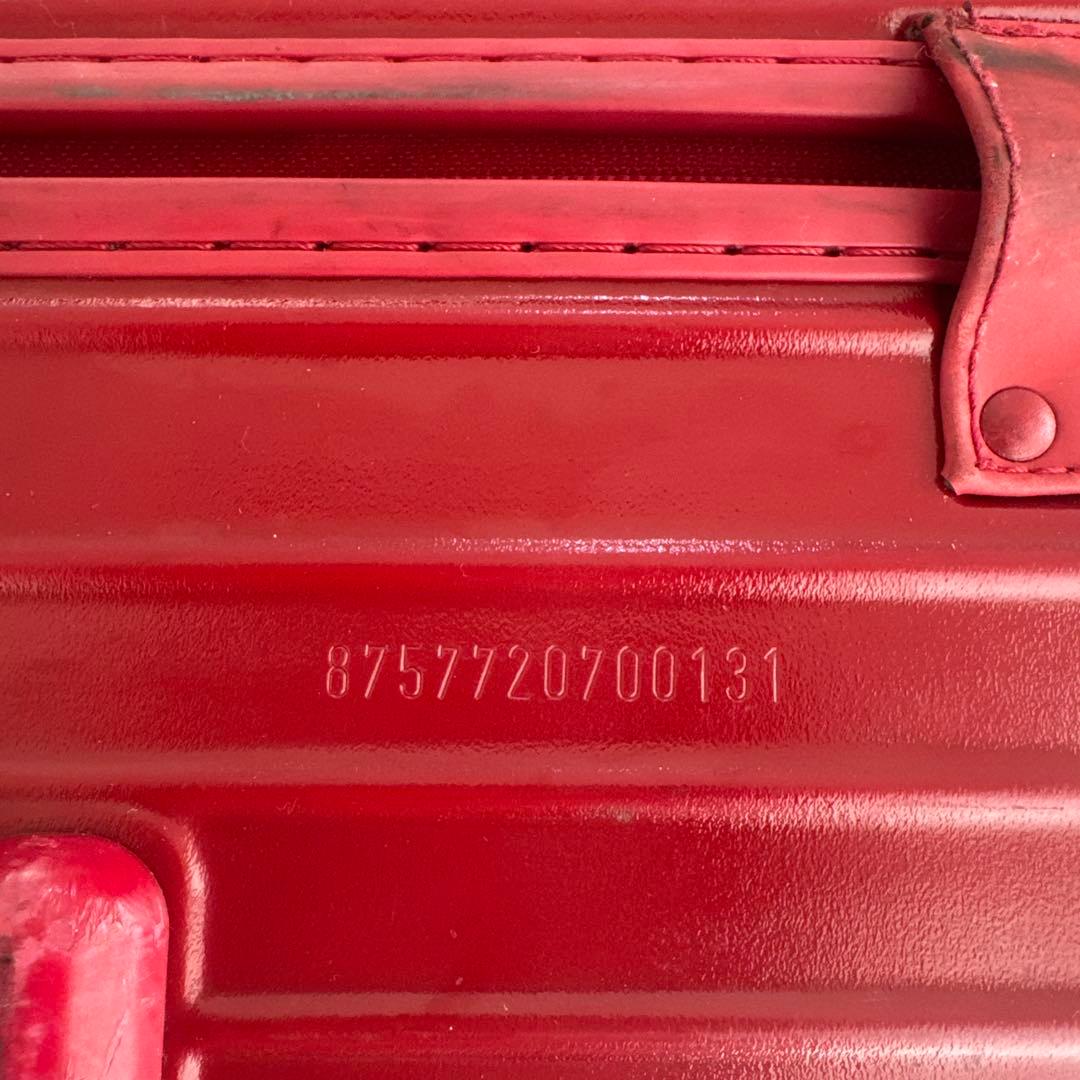 [廃盤モデル]RIMOWA 104リットル　レッド リモワ