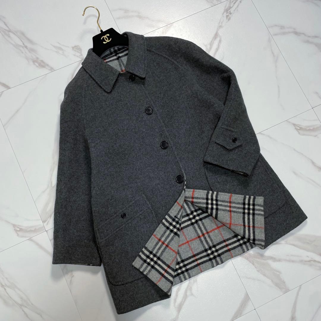 2way✨バーバリー コート リバーシブル ダブルフェイス ノバチェック