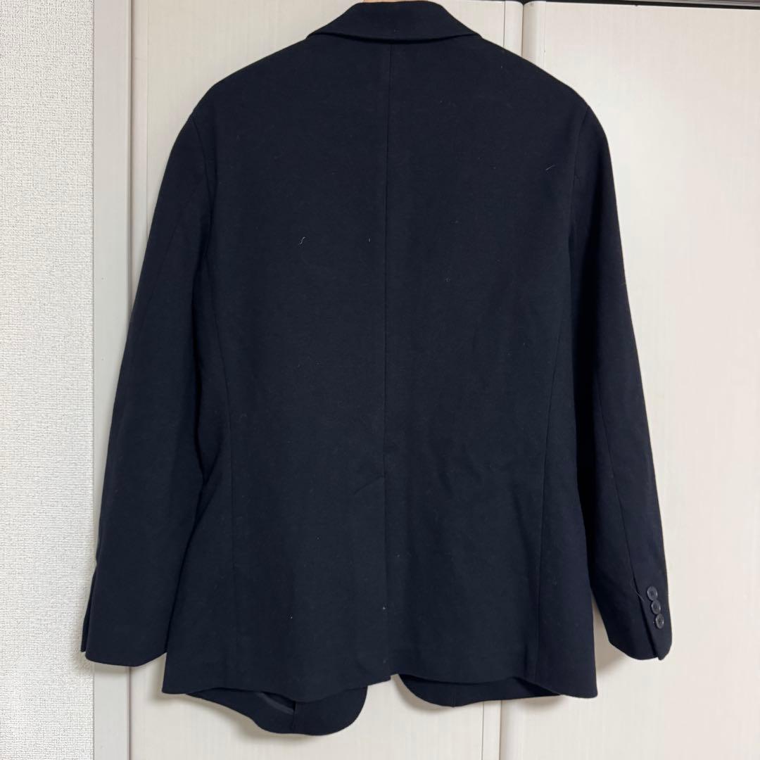ひ*き様 ユニクロ ブラッシュドジャージージャケット ネイビー L 478250