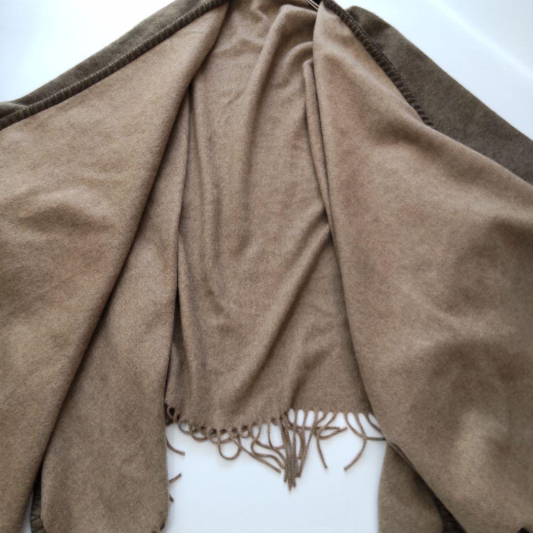 極美品 定価14.3万 アロンピ カシミヤ100% リバーシブル ケープ コート