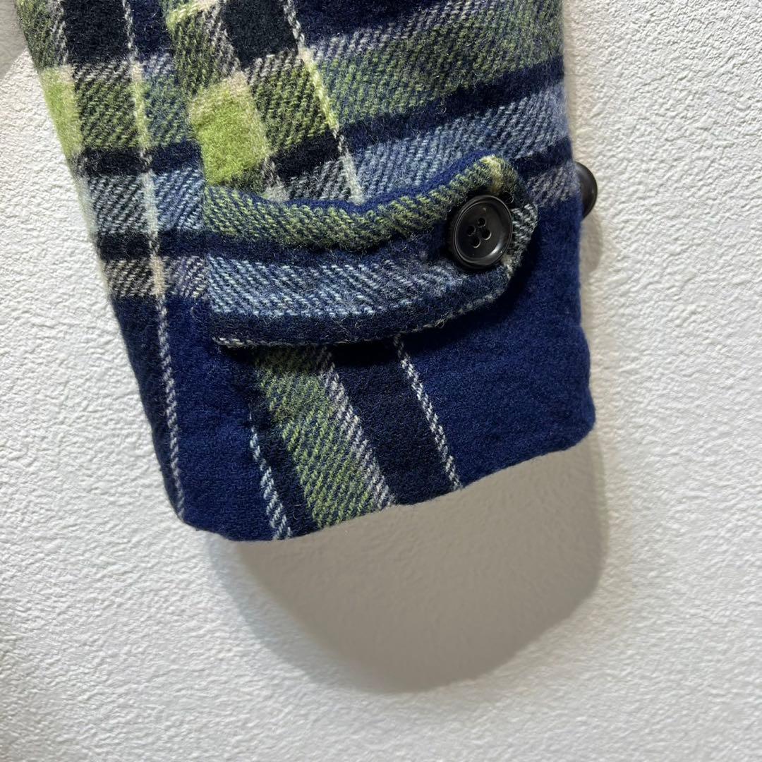 希少 美品 98年製 ローブドシャンブル コムデギャルソン チェック コート