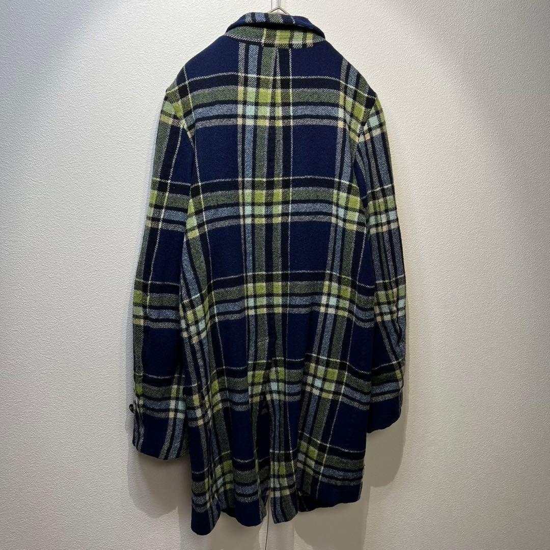 希少 美品 98年製 ローブドシャンブル コムデギャルソン チェック コート