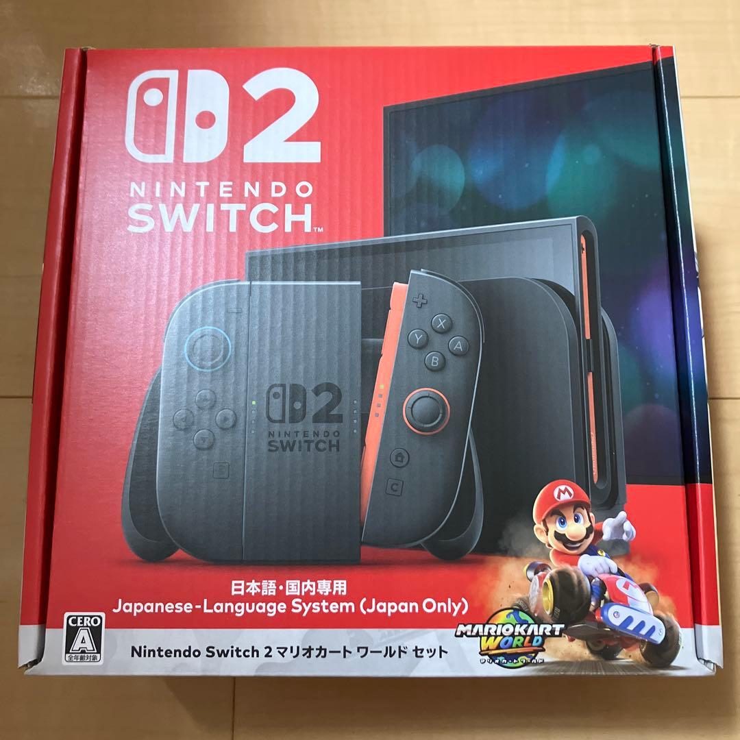 フィルム付き　Nintendo Switch2 マリオカート ワールド セット