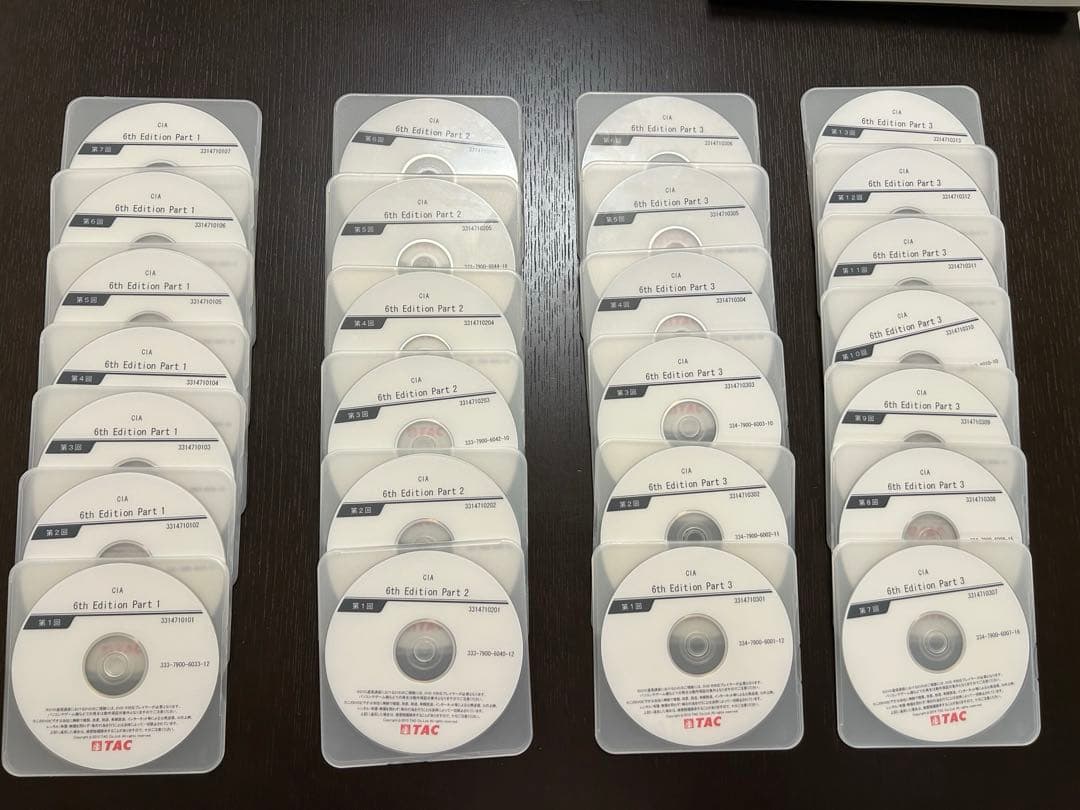TAC CIA 資格試験対策 DVD 全26枚