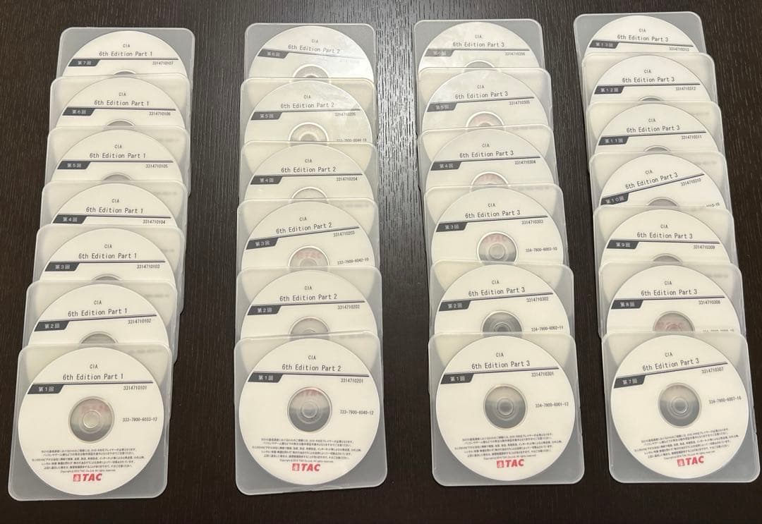 TAC CIA 資格試験対策 DVD 全26枚