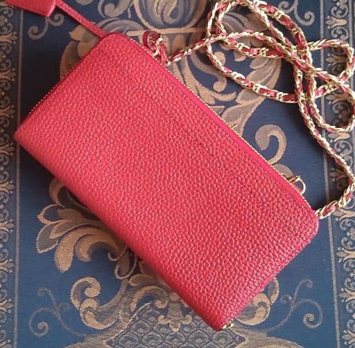 牛革/ 前ポケット付きウォレットバッグ