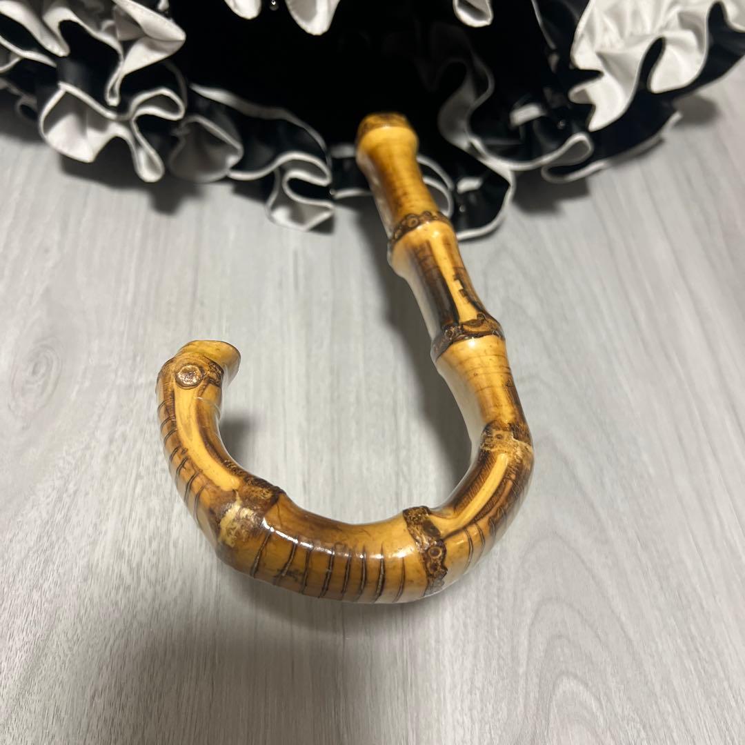 サンバリア100 日傘 Mサイズ フリル/ホワイト