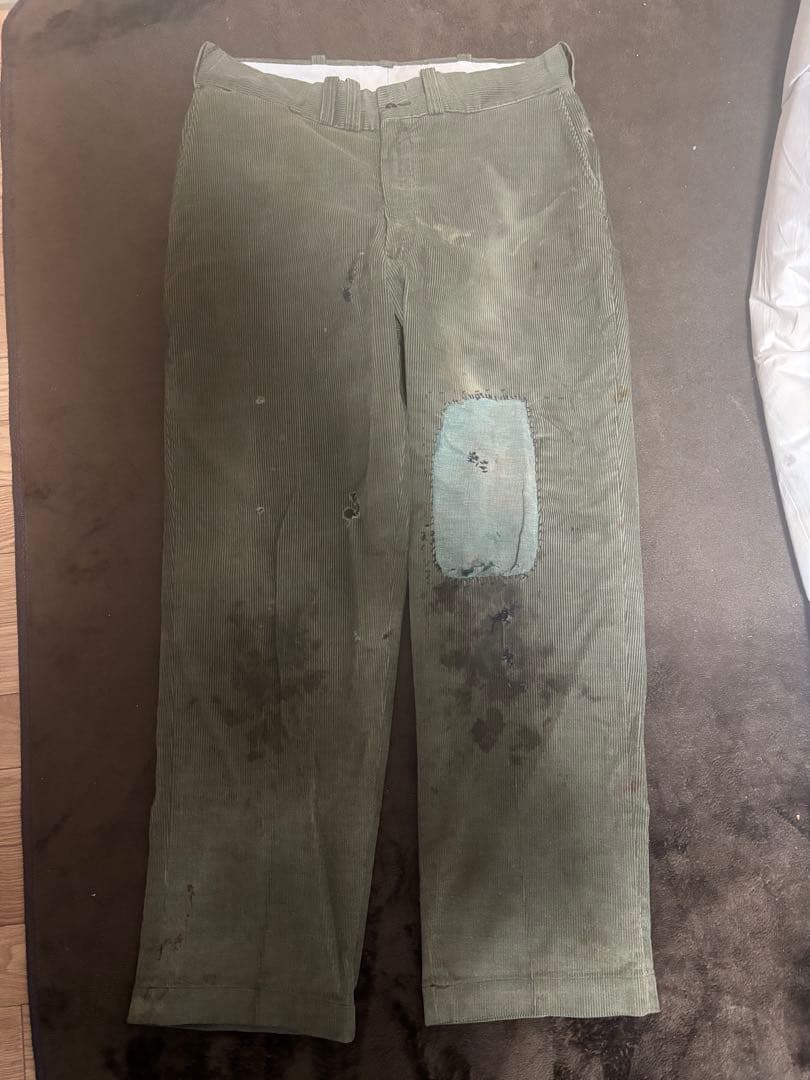 60s〜70s bicmac コーデュロイパンツ　ワークパンツ　ボロ　雰囲気系