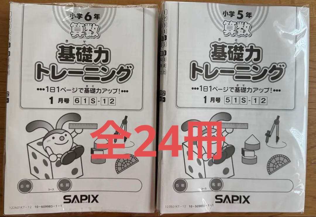 サピックス 基礎力トレーニング5、6年