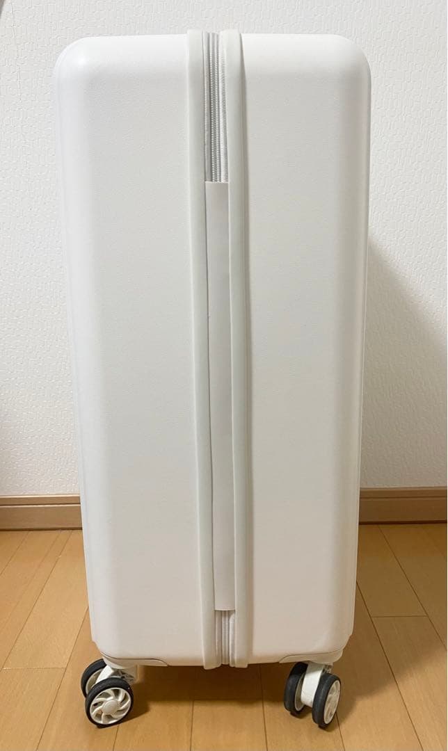 キャリーケース スーツケース ホワイト Lサイズ 旅行 長期