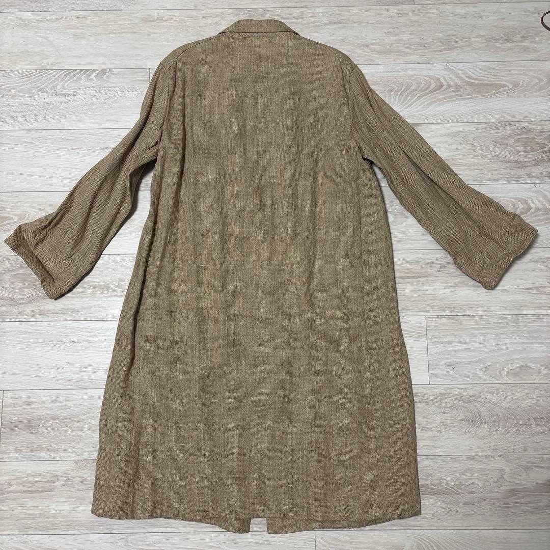 【新品・タグ付】45R リネン ベージュ コート Mサイズ