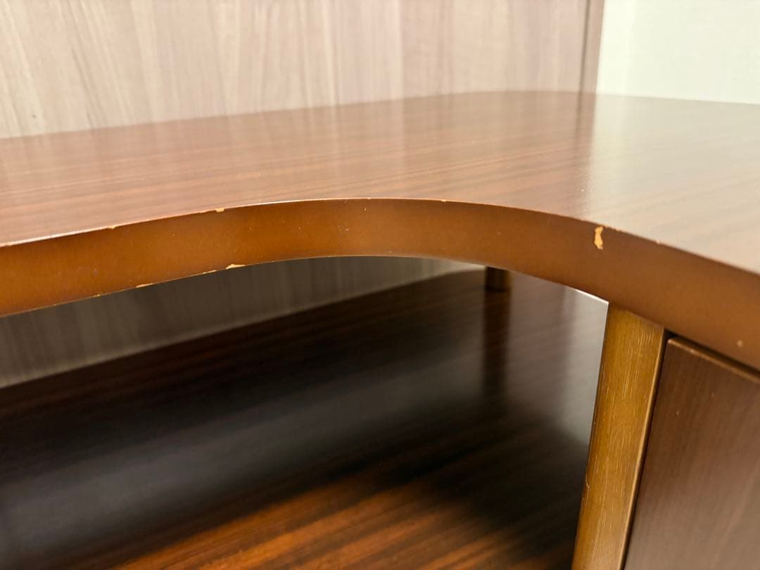 【廃盤・希少】カリモク60コーナーボード　ウォールナット