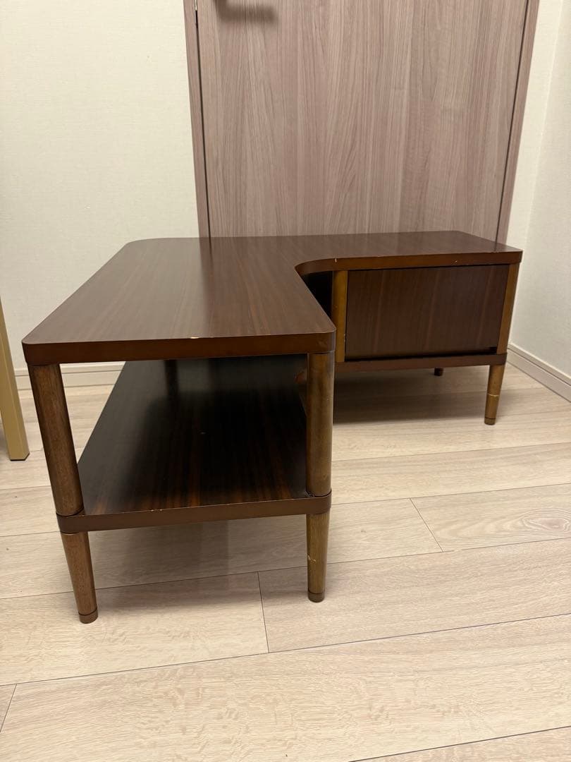 【廃盤・希少】カリモク60コーナーボード　ウォールナット