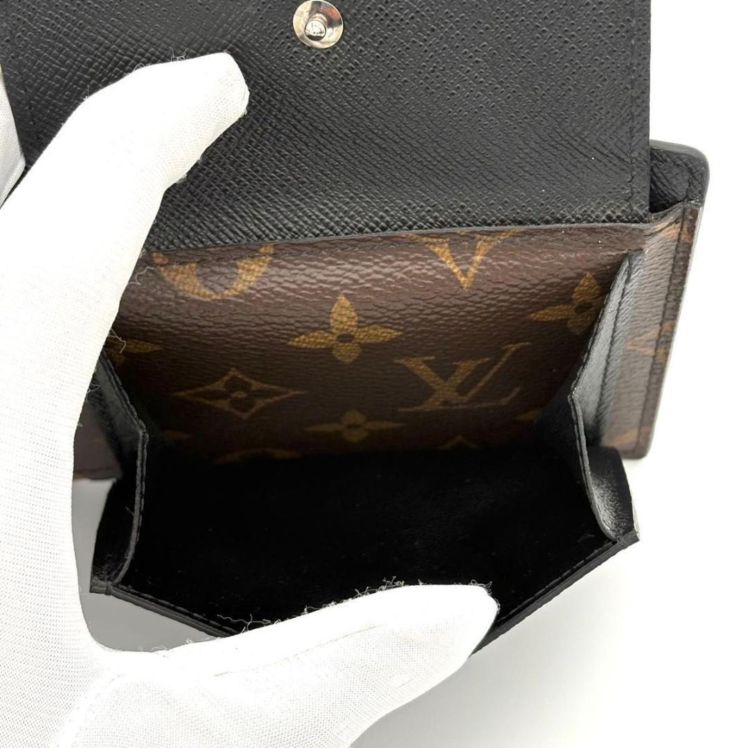 ルイヴィトン 折財布 モノグラム マカサー ポルトフォイユ ミンドロ 2418