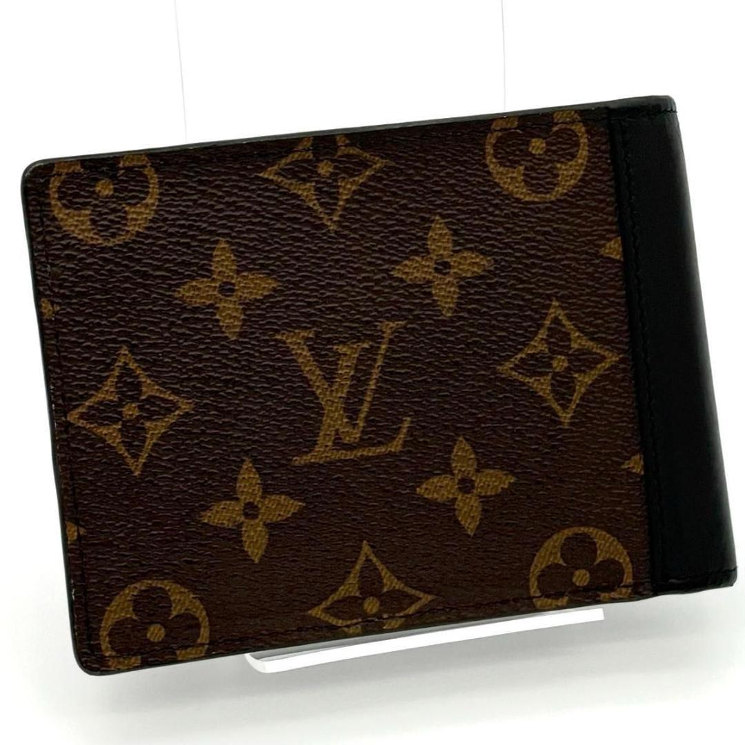 ルイヴィトン 折財布 モノグラム マカサー ポルトフォイユ ミンドロ 2418