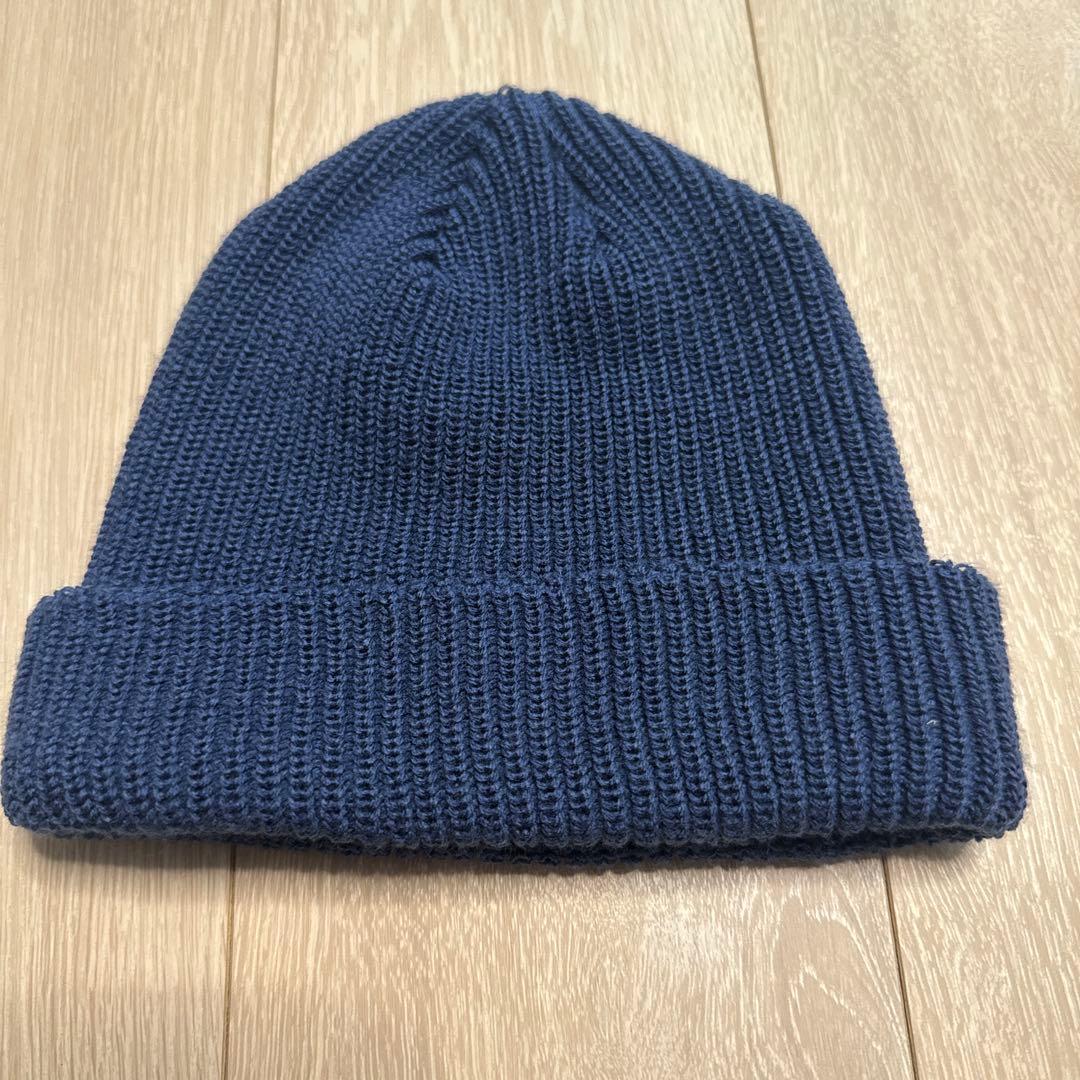 【美品】SUPREME ビーニー　ネイビー