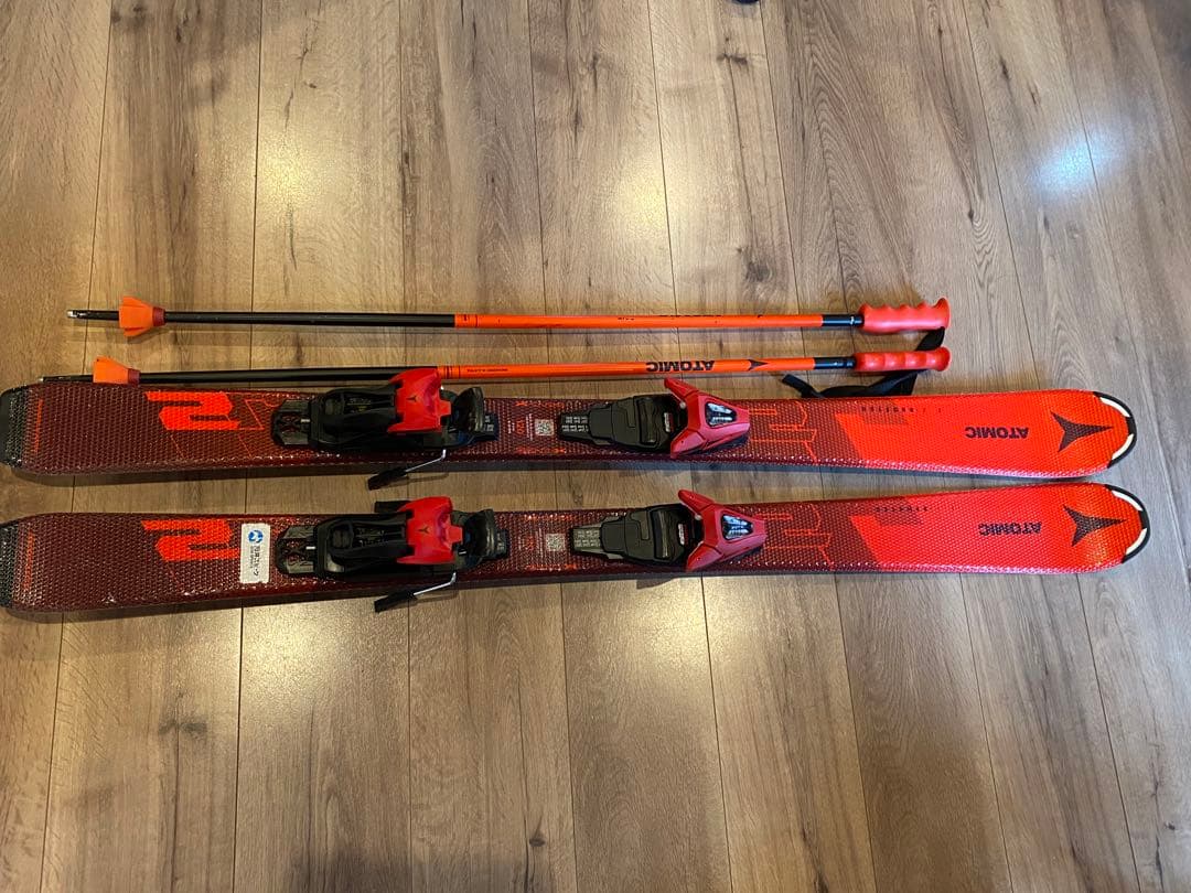 Atomic スキー板 レッドスターｊｒ　ビンディング付き