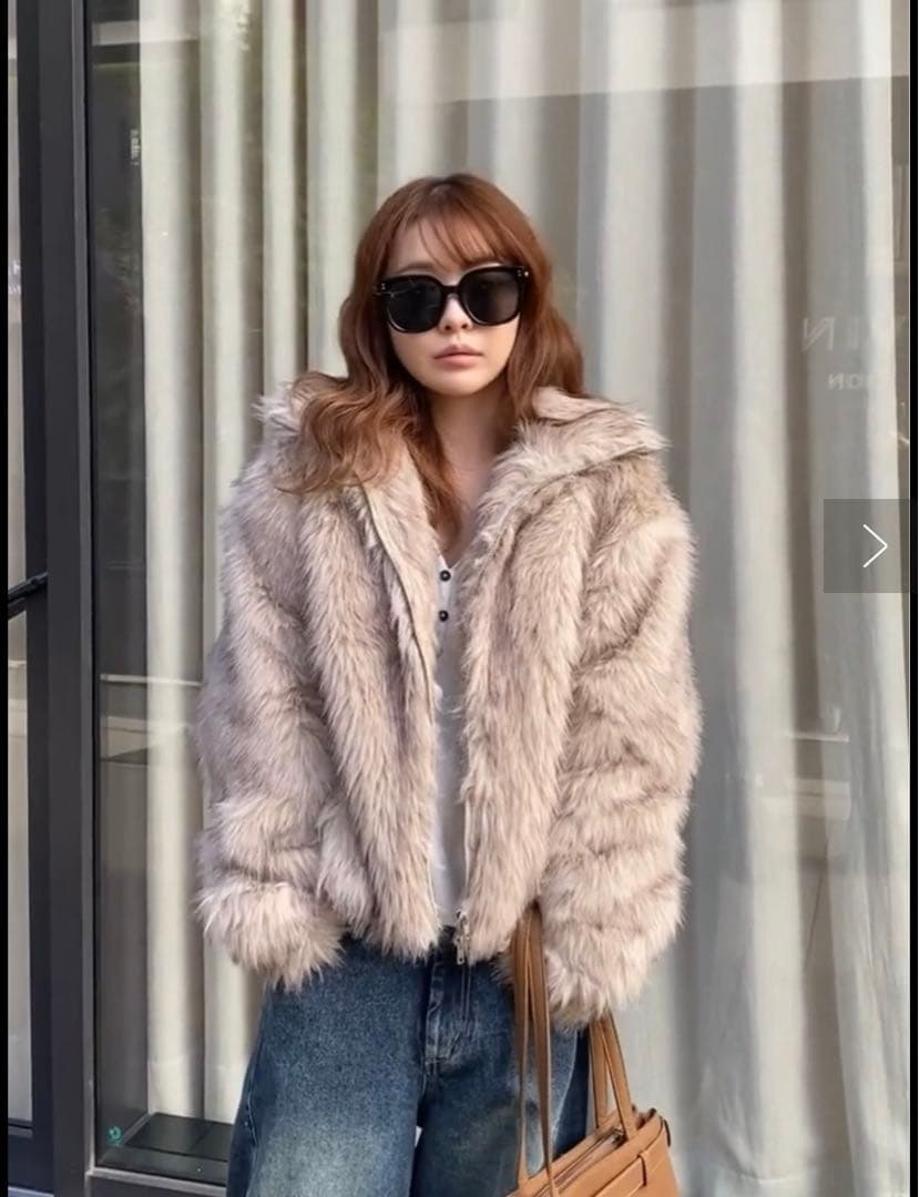 Ray Cassin ダブルジップファーブルゾン S