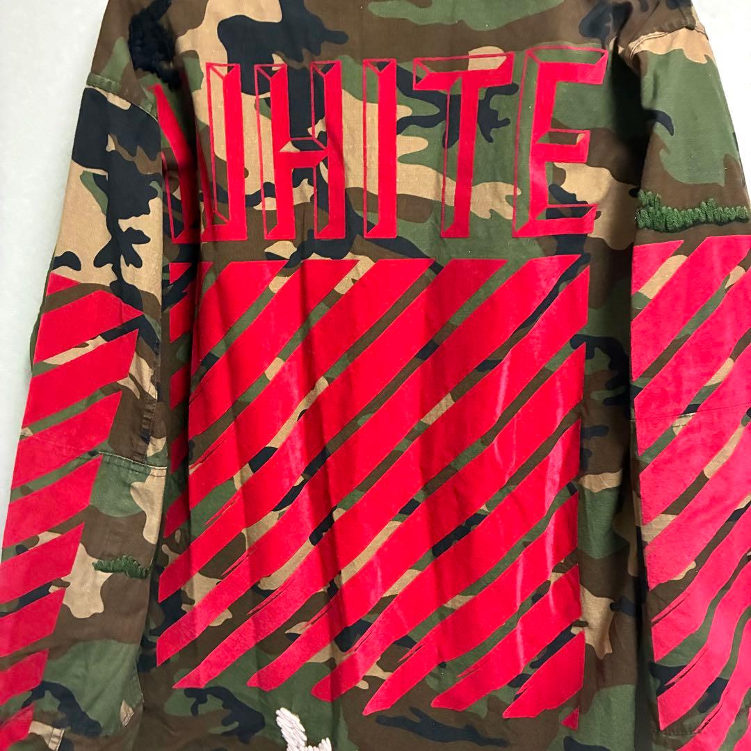 【Lサイズ】OFF-WHITE ミリタリージャケット Virgil Abloh