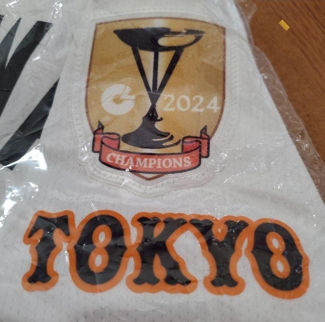 ★新品未使用★#2 吉川 尚輝 ホーム用レプユニチャンピオンエンブレム付 M