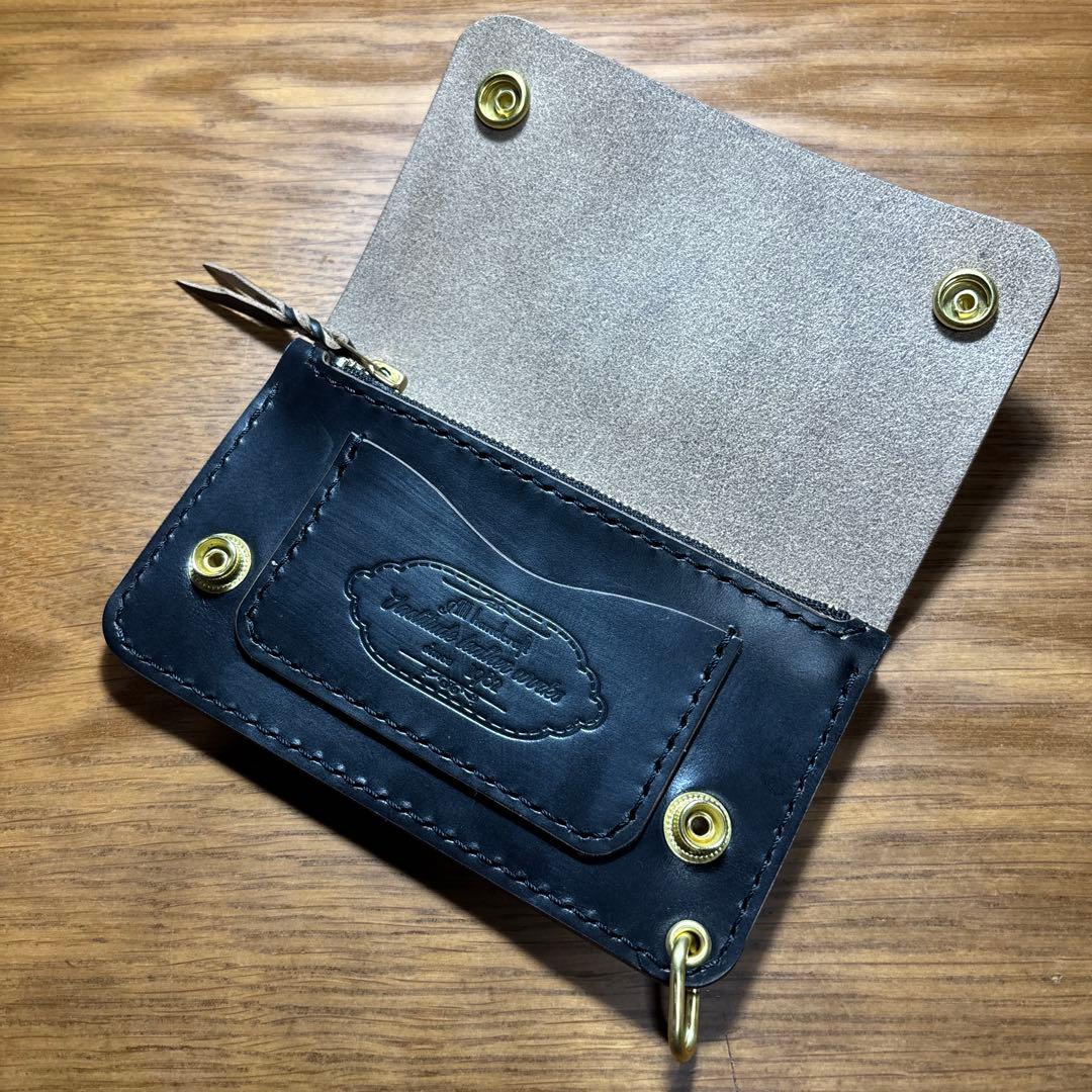 トラッカーウォレット HORWEEN社 クロムエクセル　ミドル　2層タイプ