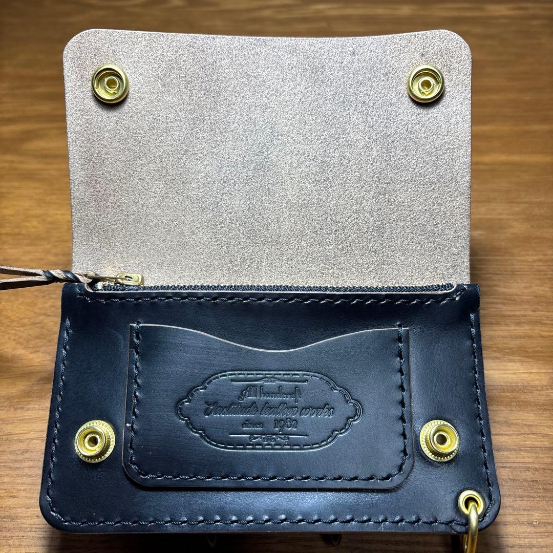 トラッカーウォレット HORWEEN社 クロムエクセル　ミドル　2層タイプ