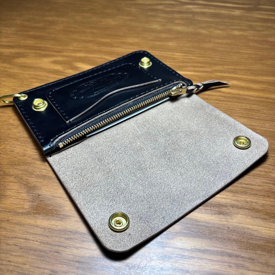 トラッカーウォレット HORWEEN社 クロムエクセル　ミドル　2層タイプ