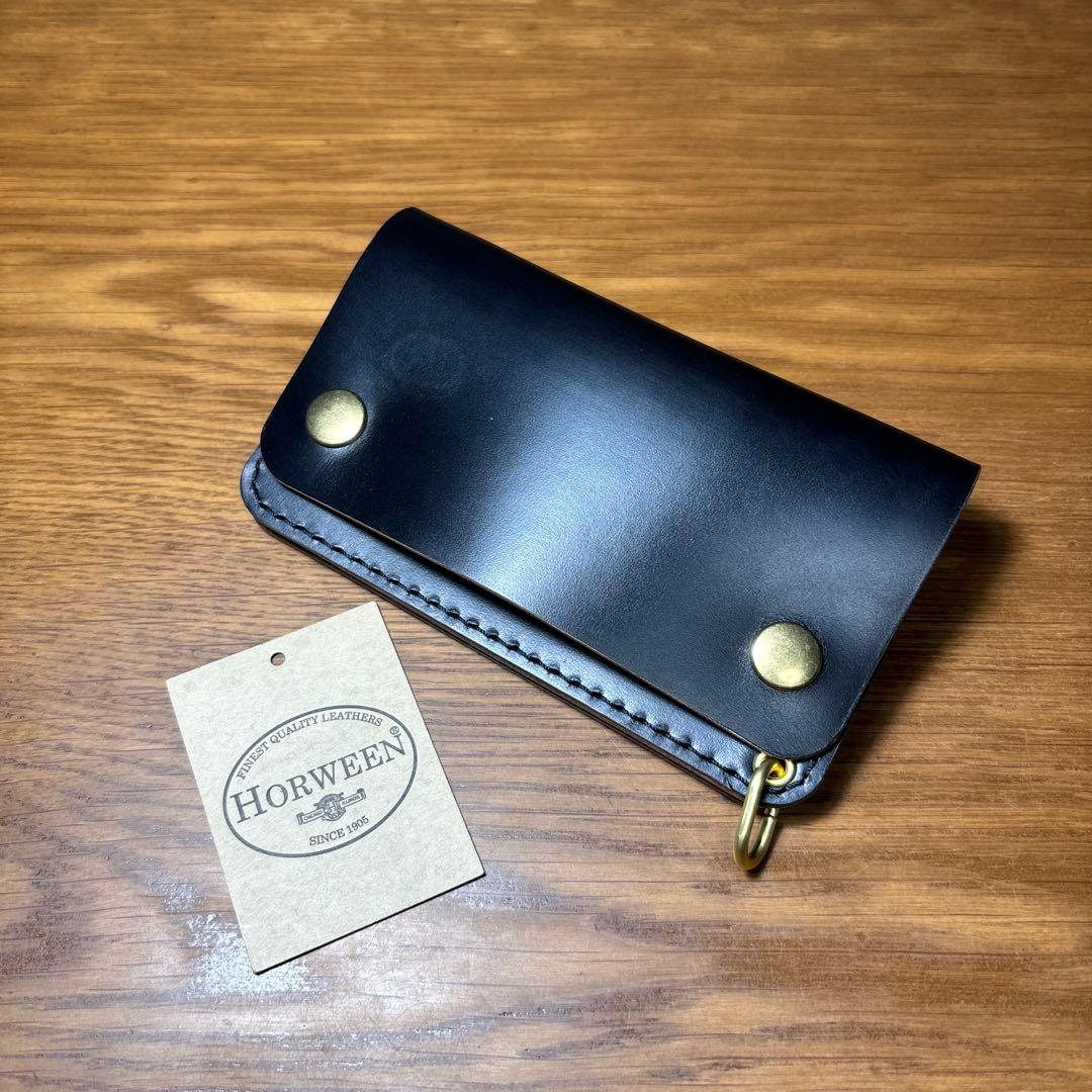 トラッカーウォレット HORWEEN社 クロムエクセル　ミドル　2層タイプ