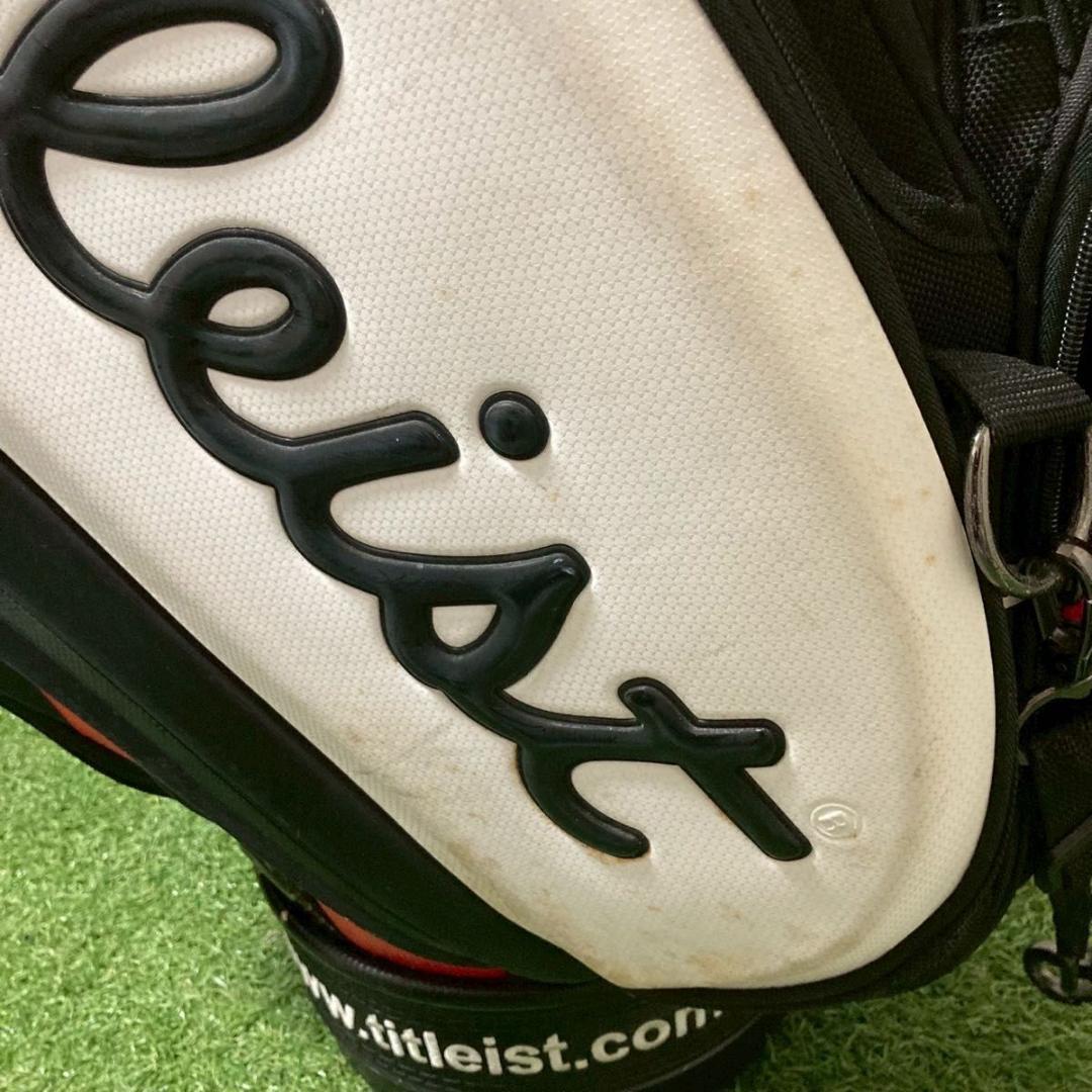 【美品】Titleist タイトリスト　ツアーモデル　キャディバック フード有