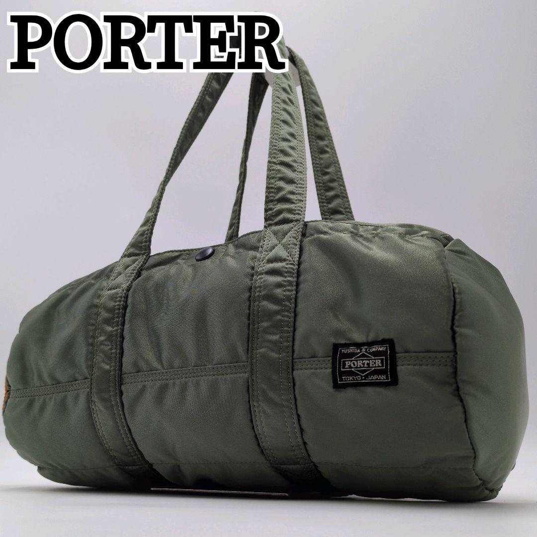 ポータータンカー ダッフル ドラムバッグ ミニボストンバッグ グリーン
