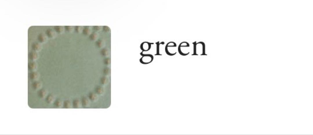 tambourine “Bit”プレート（小）　グリーン