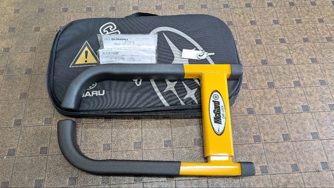 McGard タイヤロック イエロー 収納ケース付き
