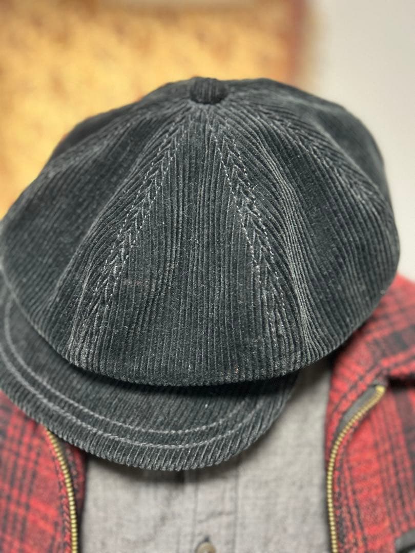 FREEWHEELERS キャップシリーズ　コーデュロイ　ジャムバスター　黒