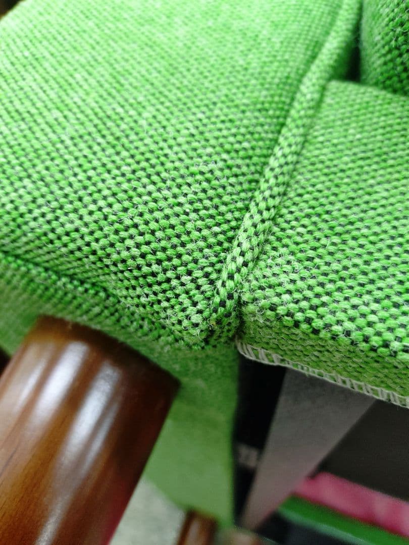 展示アウトレット カリモク60 スリーピングソファ タープグリーン ソファベッド