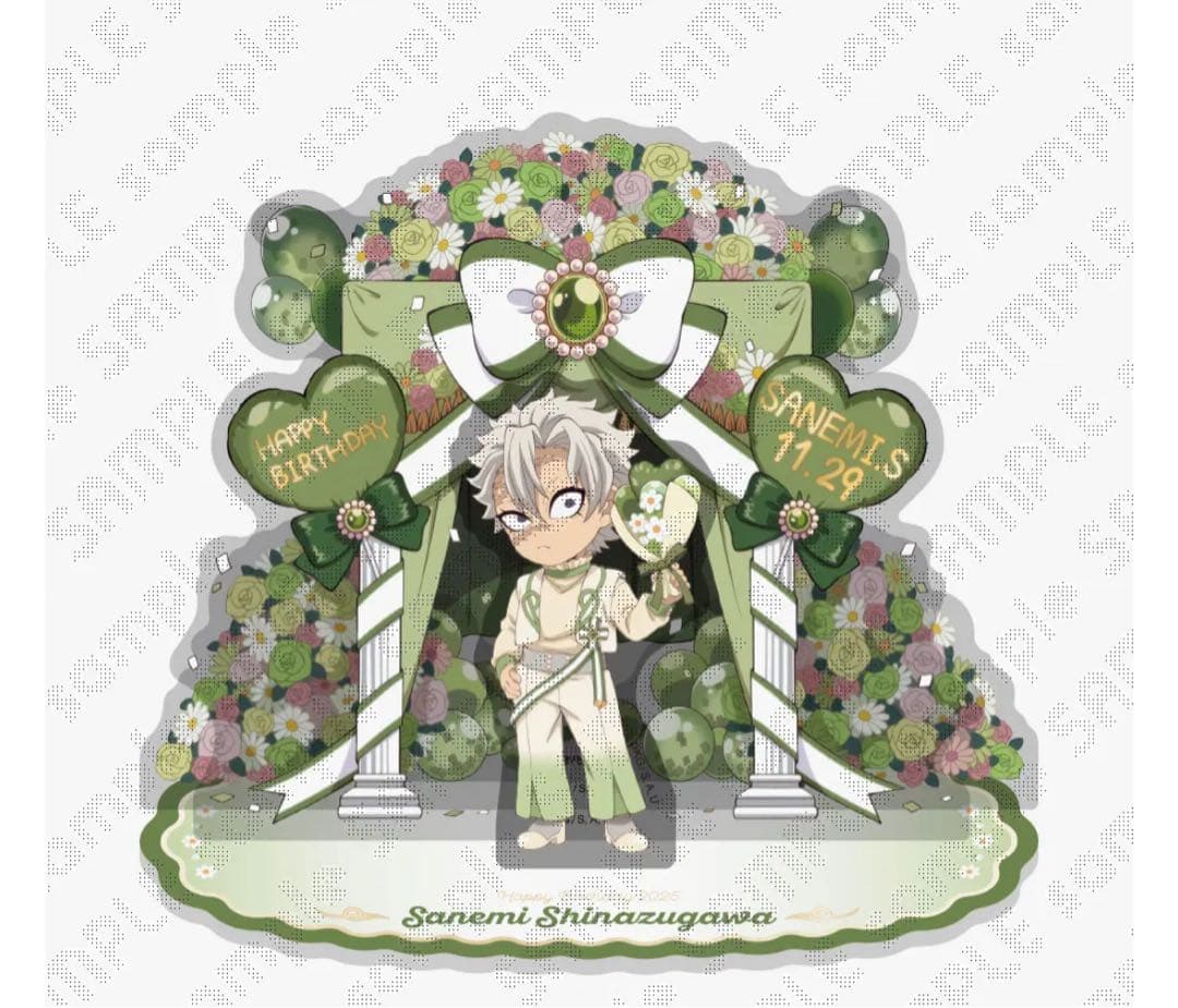 K*e様 不死川実弥 ポスター 鬼滅の刃 誕生祭　ジオラマアクリルスタンド