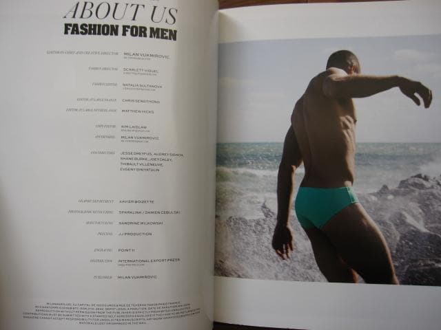 FASHION FOR MEN MAGAZINE　CHAD WHITE