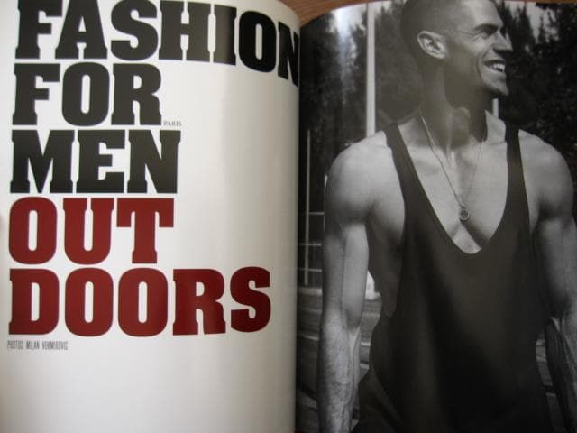 FASHION FOR MEN MAGAZINE　CHAD WHITE